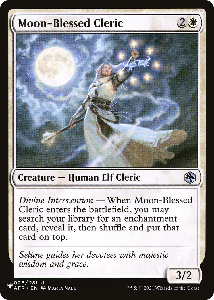 Moon-Blessed Cleric [The List Reprints] | Dragon's Lair Comics and Fantasy Houston TX