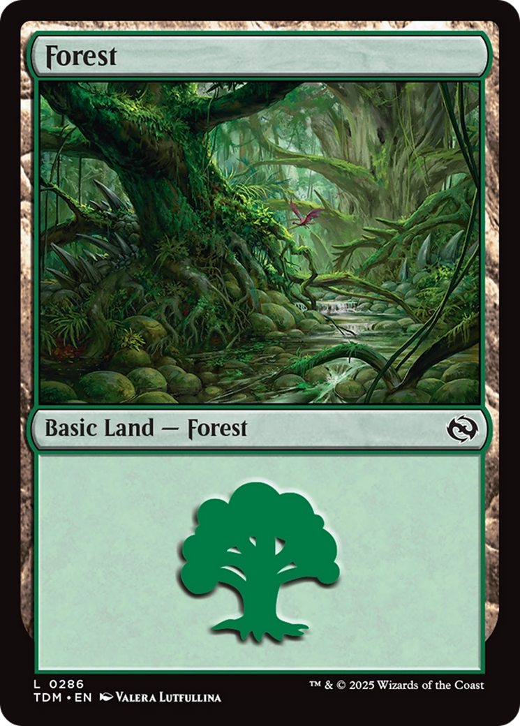 Forest (0286) [Tarkir: Dragonstorm] | Dragon's Lair Comics and Fantasy Houston TX