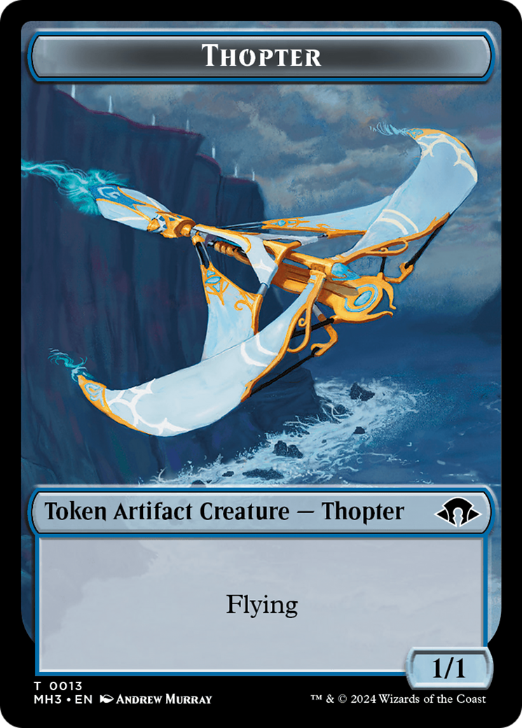 Phyrexian Germ // Thopter Double-Sided Token [Modern Horizons 3 Tokens] | Dragon's Lair Comics and Fantasy Houston TX