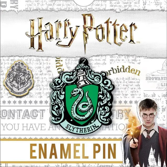 Harry Potter Slytherin Crest Enamel Pin | Dragon's Lair Comics and Fantasy Houston TX