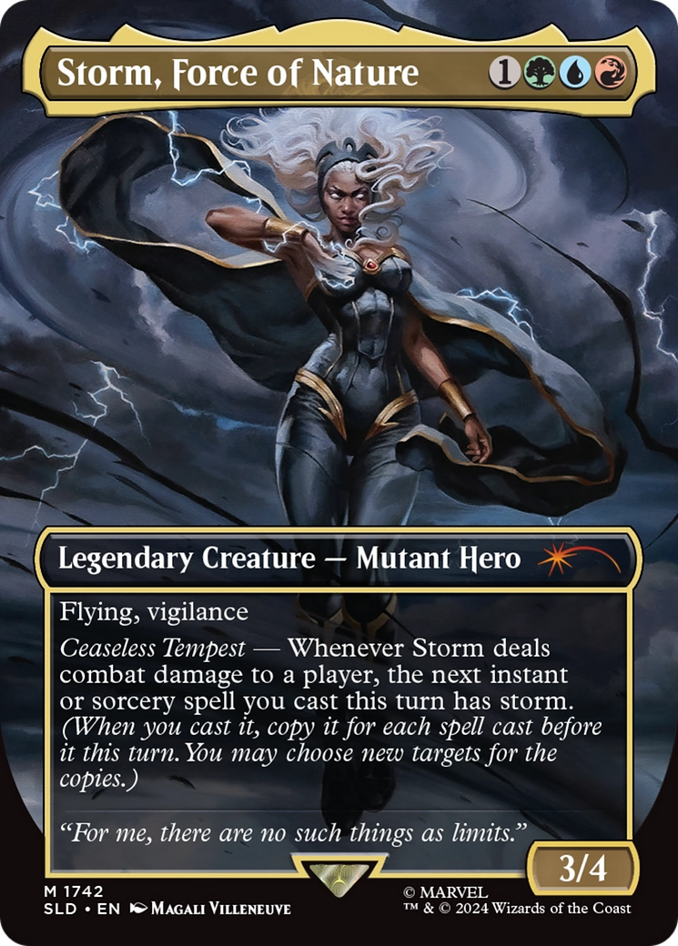 Storm, Force of Nature (Rainbow Foil) [Secret Lair Drop Series] | Dragon's Lair Comics and Fantasy Houston TX