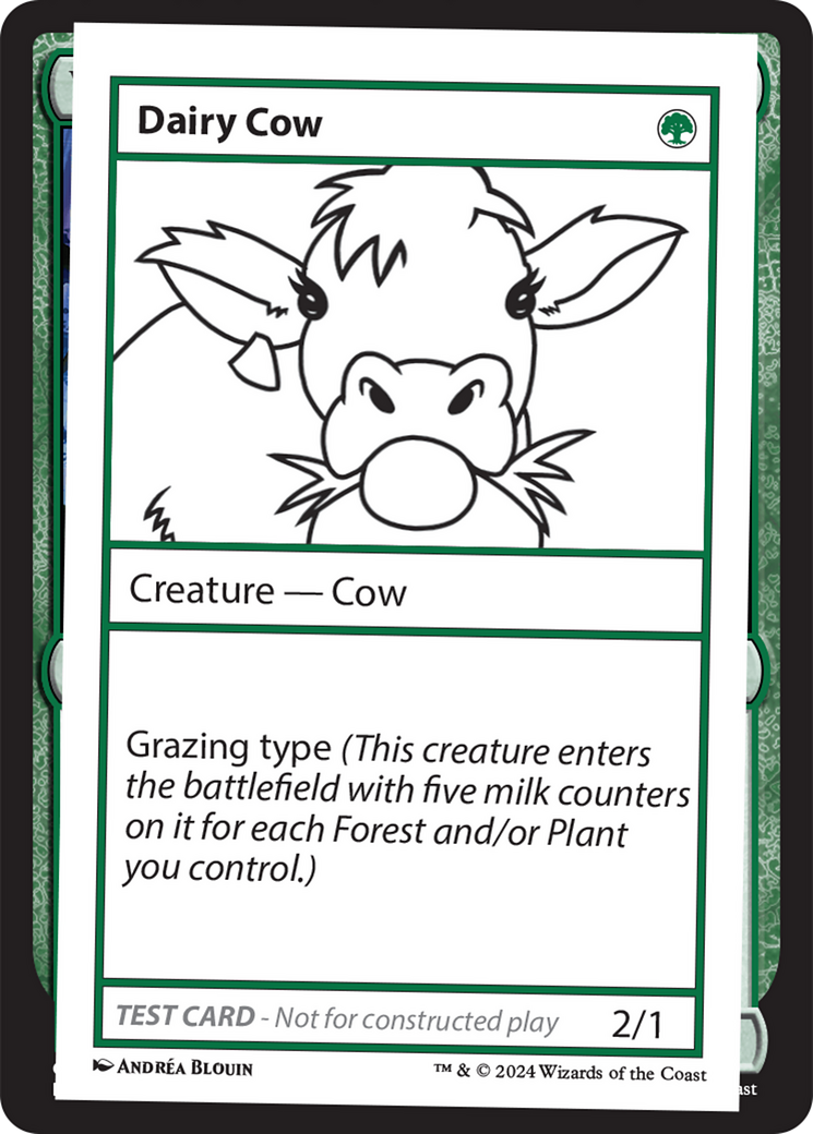 Dairy Cow [Mystery Booster 2 Playtest Cards] | Dragon's Lair Comics and Fantasy Houston TX