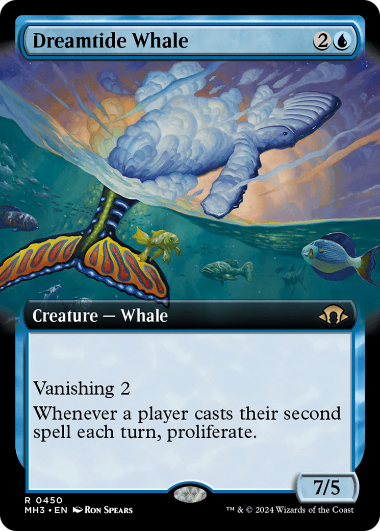 Dreamtide Whale (Extended Art) [Modern Horizons 3] | Dragon's Lair Comics and Fantasy Houston TX