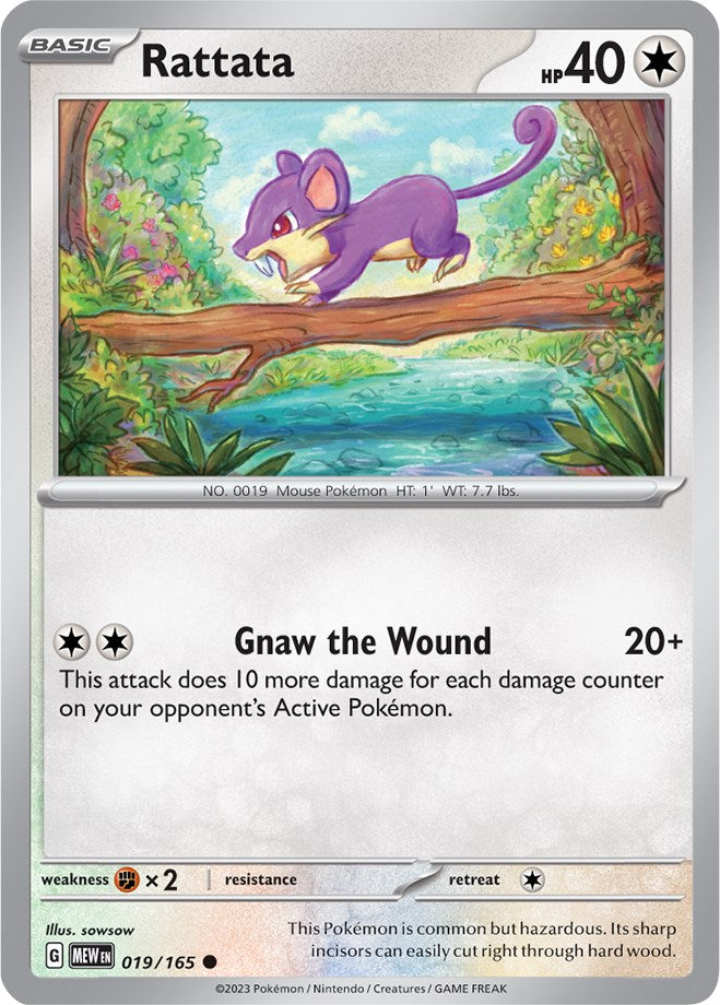 Rattata (019/165) [Scarlet & Violet 151] | Dragon's Lair Comics and Fantasy Houston TX