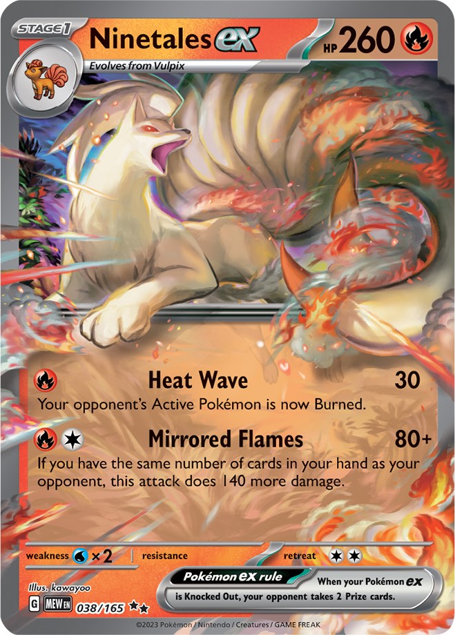 Ninetales ex (038/165) [Scarlet & Violet 151] | Dragon's Lair Comics and Fantasy Houston TX