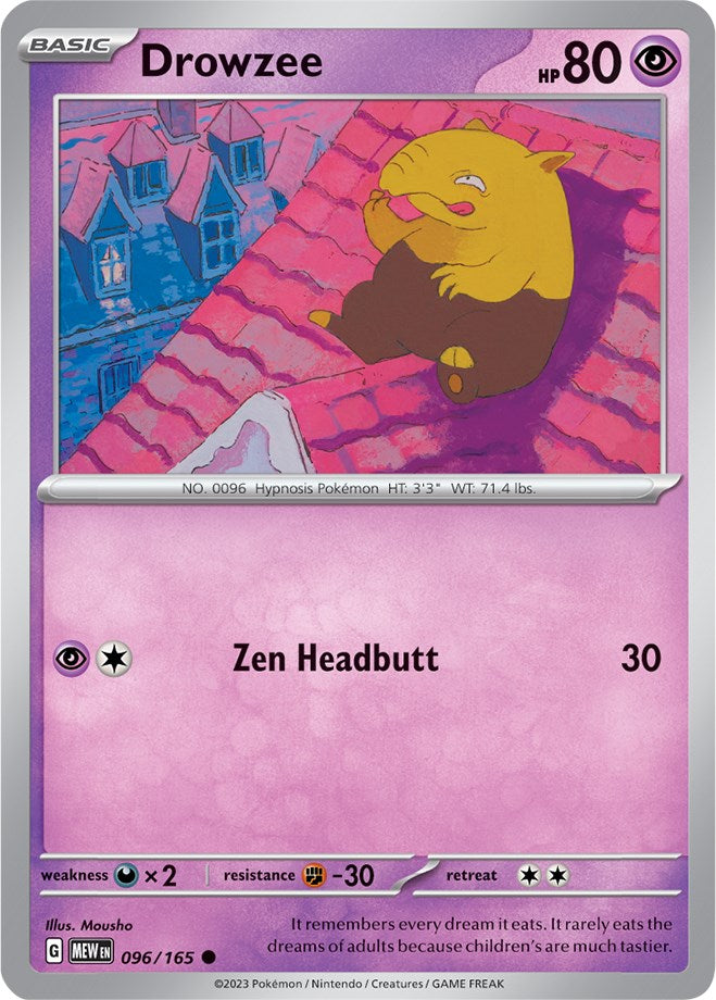 Drowzee (096/165) [Scarlet & Violet 151] | Dragon's Lair Comics and Fantasy Houston TX