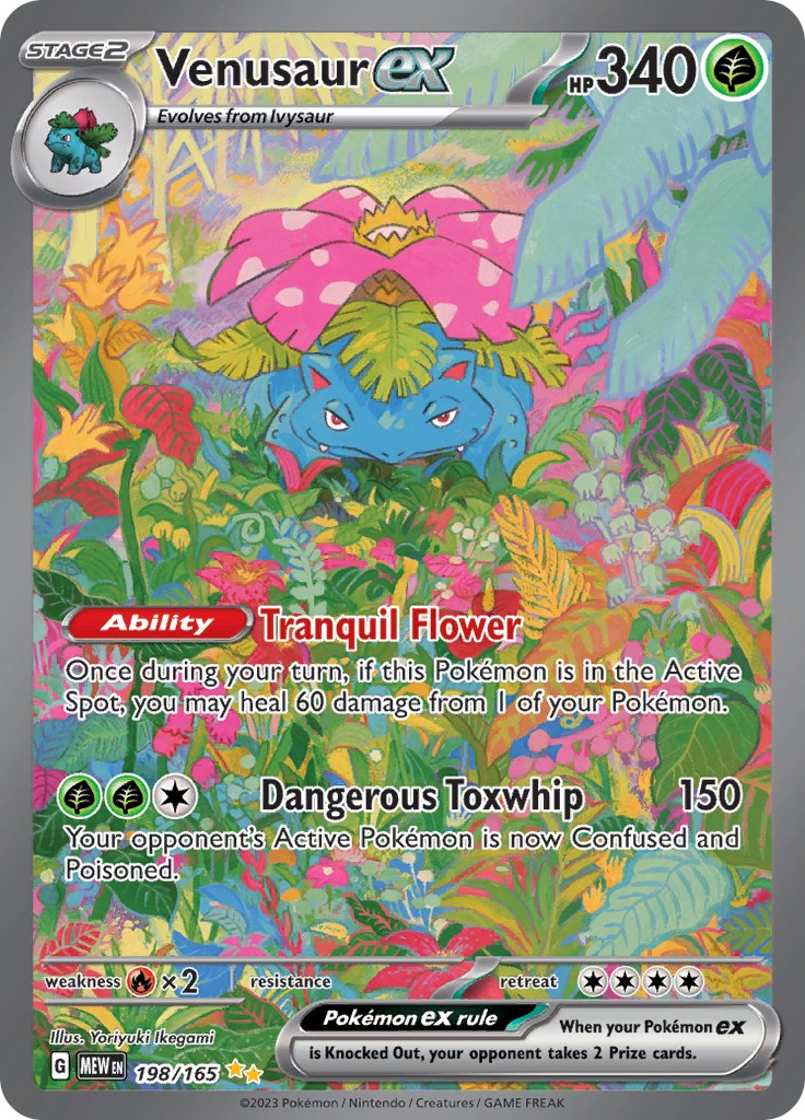 Venusaur ex (198/165) [Scarlet & Violet 151] | Dragon's Lair Comics and Fantasy Houston TX