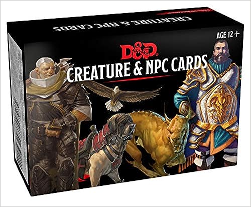 Dungeons and Dragons Spellbook Cards: Creatures & NPCs Deck | Dragon's Lair Comics and Fantasy Houston TX