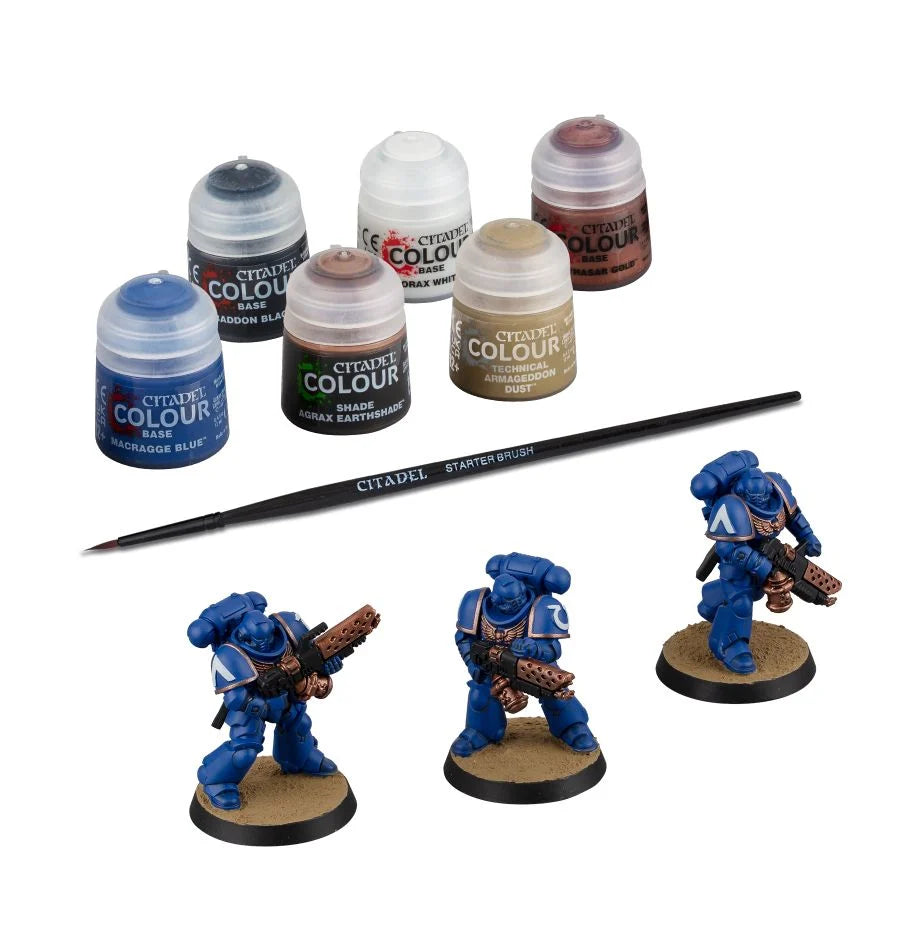 Warhammer 40k: Space Marines Infernus Marines + Paints Set | Dragon's Lair Comics and Fantasy Houston TX