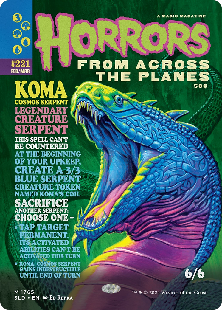 Koma, Cosmos Serpent [Secret Lair Drop Series] | Dragon's Lair Comics and Fantasy Houston TX