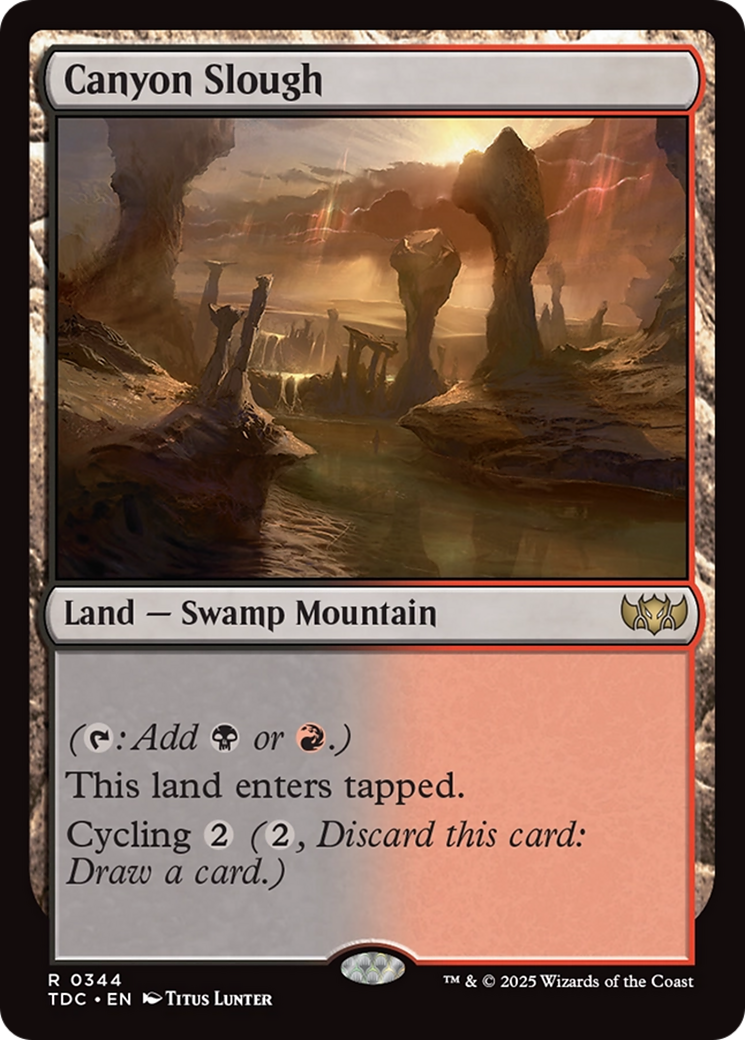 Canyon Slough [Tarkir: Dragonstorm Commander] | Dragon's Lair Comics and Fantasy Houston TX