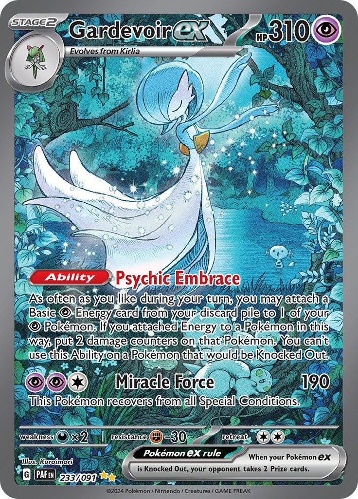 Gardevoir ex (233/091) [Scarlet & Violet: Paldean Fates] | Dragon's Lair Comics and Fantasy Houston TX