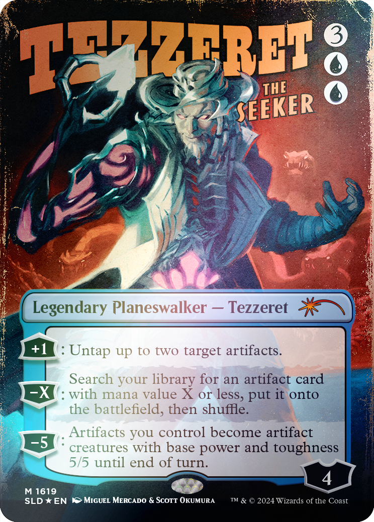 Tezzeret the Seeker (1619) (Rainbow Foil) [Secret Lair Drop Series] | Dragon's Lair Comics and Fantasy Houston TX