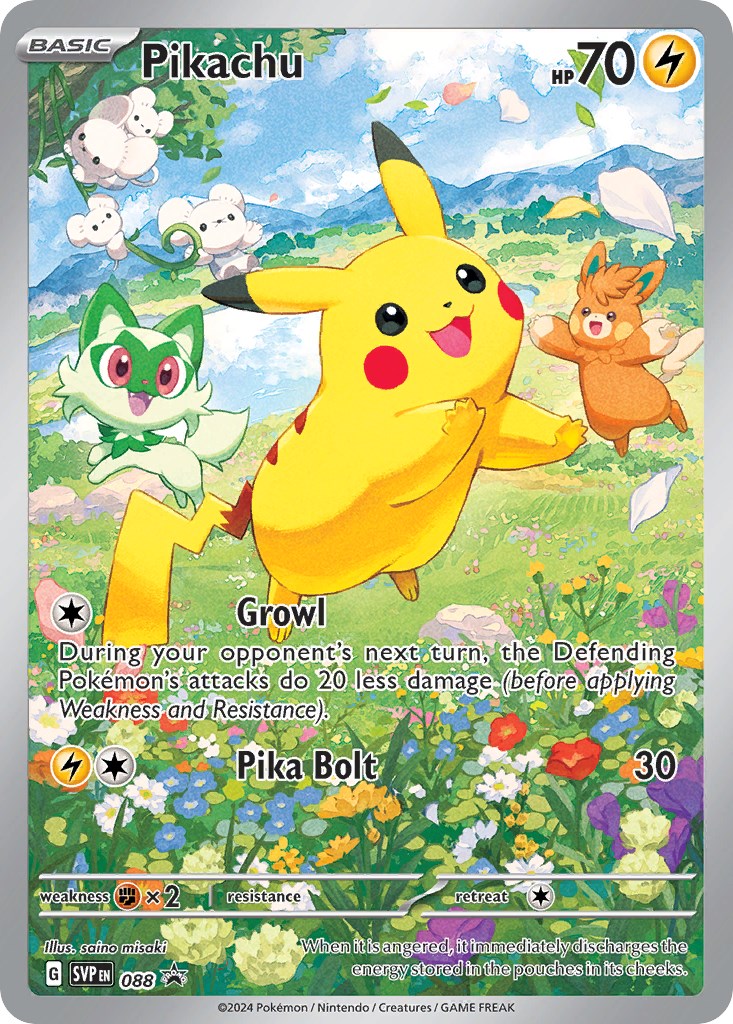 Pikachu (088) [Scarlet & Violet: Black Star Promos] | Dragon's Lair Comics and Fantasy Houston TX