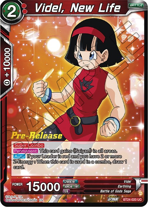 Videl, New Life (BT24-020) [Beyond Generations Prerelease Promos] | Dragon's Lair Comics and Fantasy Houston TX