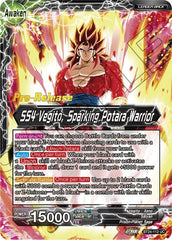 SS4 Son Goku & SS4 Vegeta // SS4 Vegito, Sparking Potara Warrior (BT24-112) [Beyond Generations Prerelease Promos] | Dragon's Lair Comics and Fantasy Houston TX