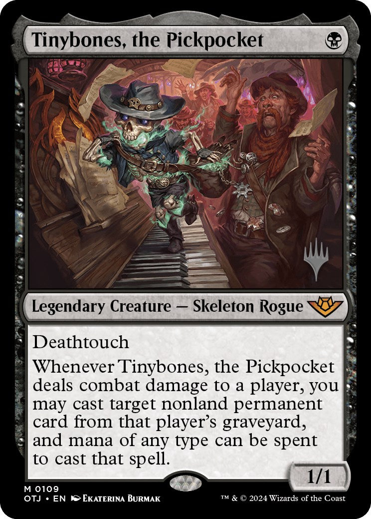 Tinybones, the Pickpocket (Promo Pack) [Outlaws of Thunder Junction Promos] | Dragon's Lair Comics and Fantasy Houston TX