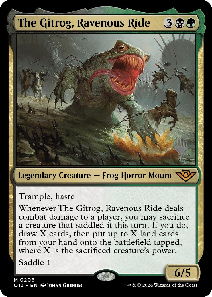 The Gitrog, Ravenous Ride (Promo Pack) [Outlaws of Thunder Junction Promos] | Dragon's Lair Comics and Fantasy Houston TX