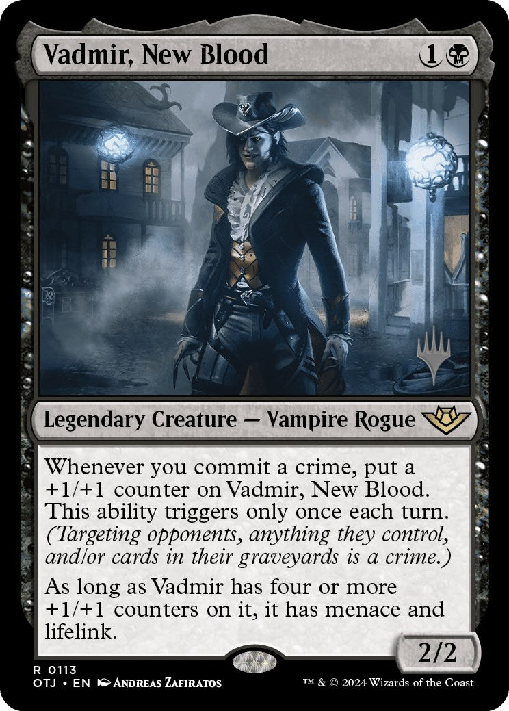 Vadmir, New Blood (Promo Pack) [Outlaws of Thunder Junction Promos] | Dragon's Lair Comics and Fantasy Houston TX