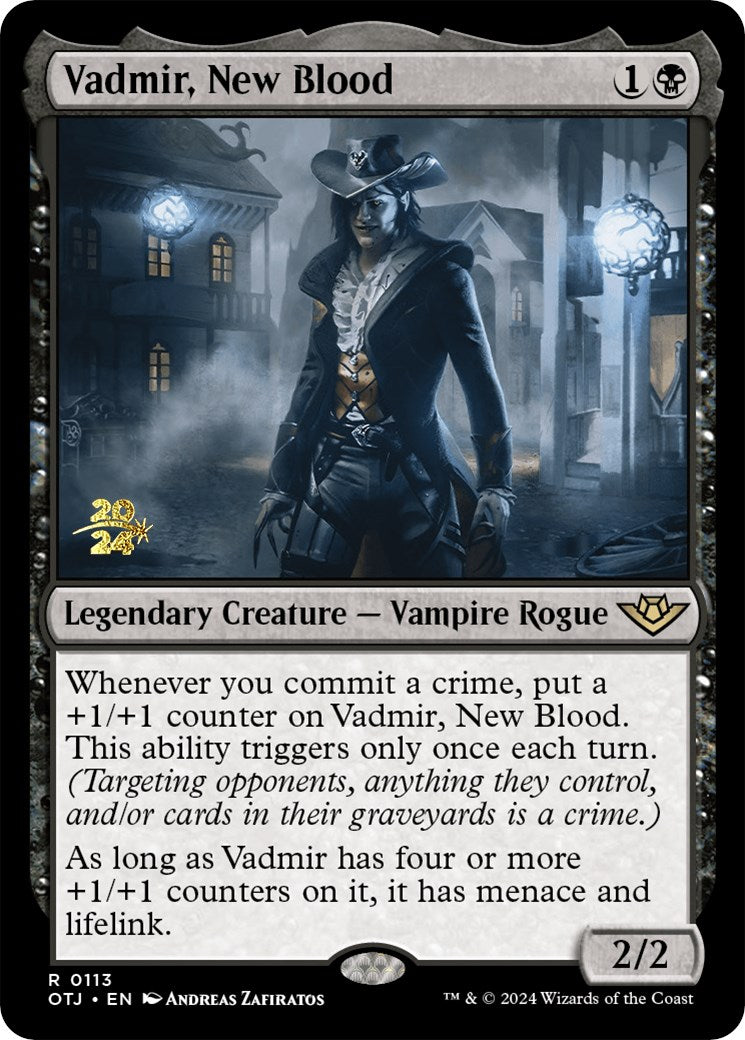 Vadmir, New Blood [Outlaws of Thunder Junction Prerelease Promos] | Dragon's Lair Comics and Fantasy Houston TX