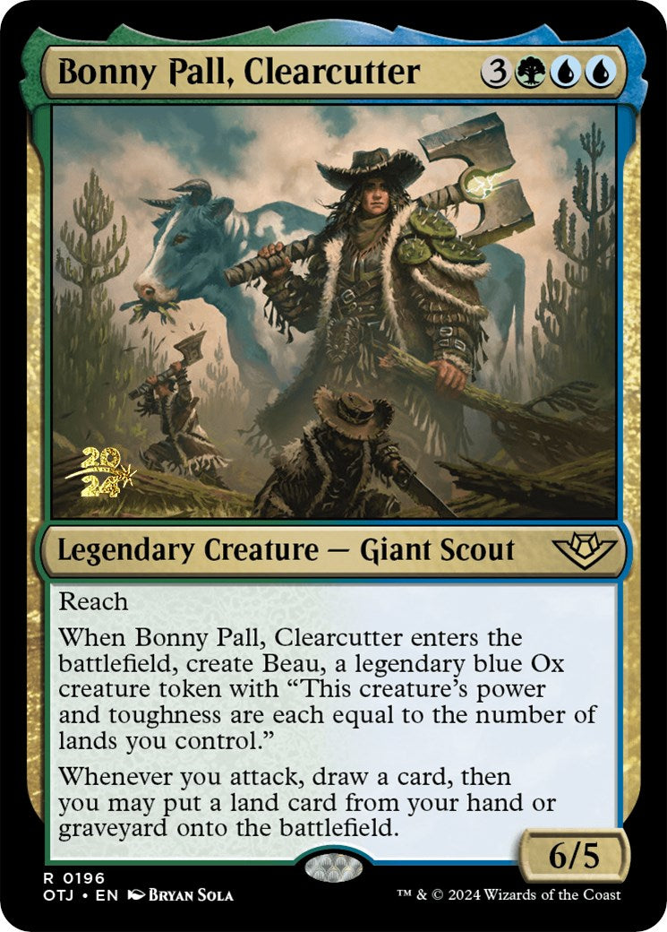 Bonny Pall, Clearcutter [Outlaws of Thunder Junction Prerelease Promos] | Dragon's Lair Comics and Fantasy Houston TX