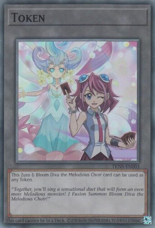 Token: Zuzu and Bloom Diva the Melodious Choir [TKN5-EN003] Super Rare | Dragon's Lair Comics and Fantasy Houston TX