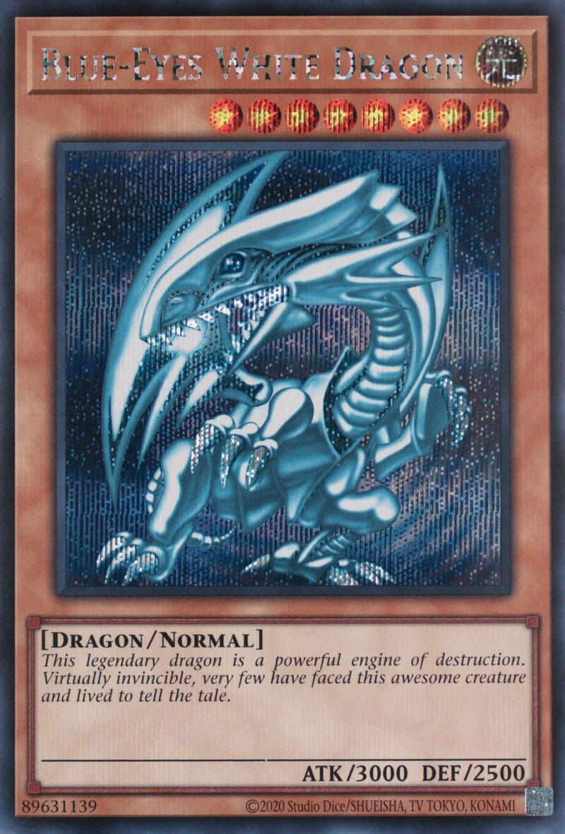 Blue-Eyes White Dragon (Secret Rare) Secret Rare | Dragon's Lair Comics and Fantasy Houston TX