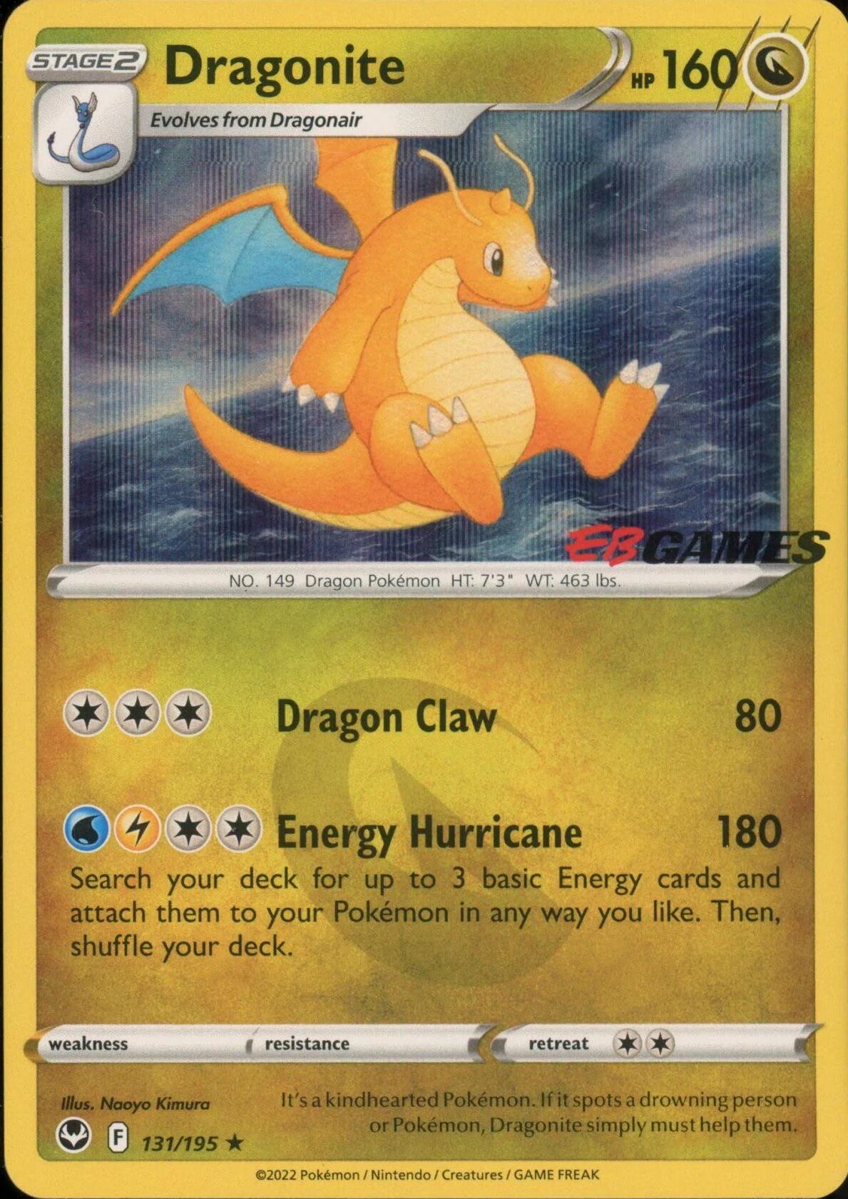 Dragonite (131/195) (EB Games Exclusive) [Miscellaneous Cards] | Dragon's Lair Comics and Fantasy Houston TX