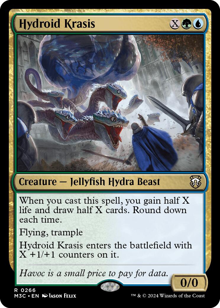 Hydroid Krasis [Modern Horizons 3 Commander] | Dragon's Lair Comics and Fantasy Houston TX