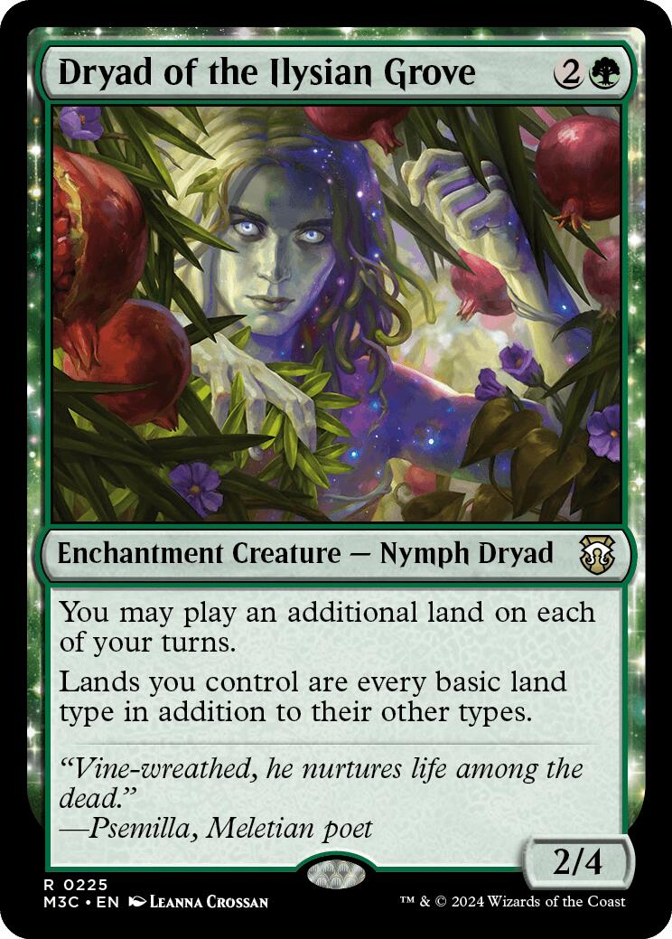 Dryad of the Ilysian Grove [Modern Horizons 3 Commander] | Dragon's Lair Comics and Fantasy Houston TX