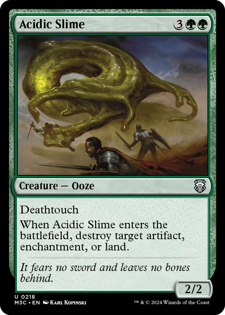 Acidic Slime [Modern Horizons 3 Commander] | Dragon's Lair Comics and Fantasy Houston TX