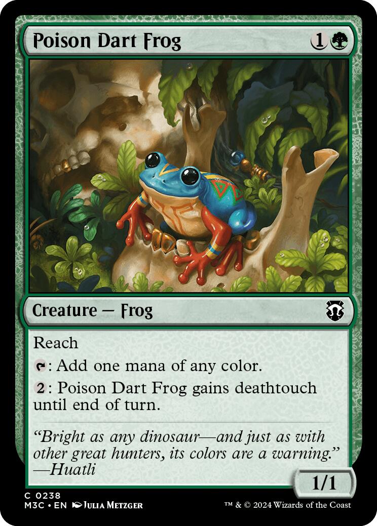 Poison Dart Frog [Modern Horizons 3 Commander] | Dragon's Lair Comics and Fantasy Houston TX