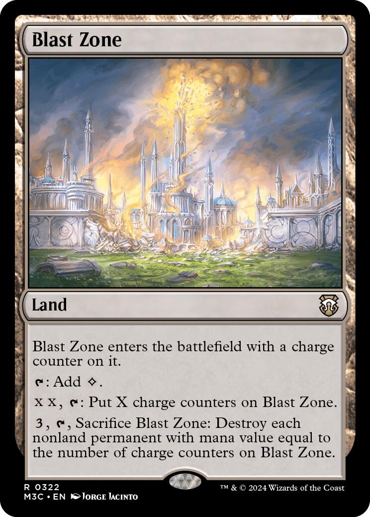 Blast Zone [Modern Horizons 3 Commander] | Dragon's Lair Comics and Fantasy Houston TX