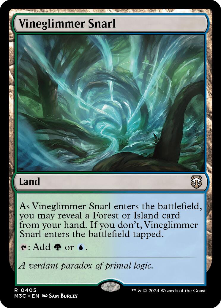 Vineglimmer Snarl [Modern Horizons 3 Commander] | Dragon's Lair Comics and Fantasy Houston TX