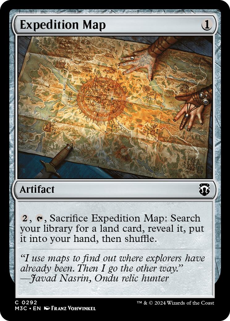 Expedition Map [Modern Horizons 3 Commander] | Dragon's Lair Comics and Fantasy Houston TX