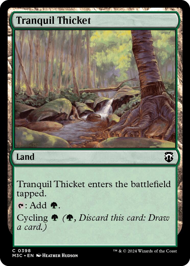 Tranquil Thicket [Modern Horizons 3 Commander] | Dragon's Lair Comics and Fantasy Houston TX