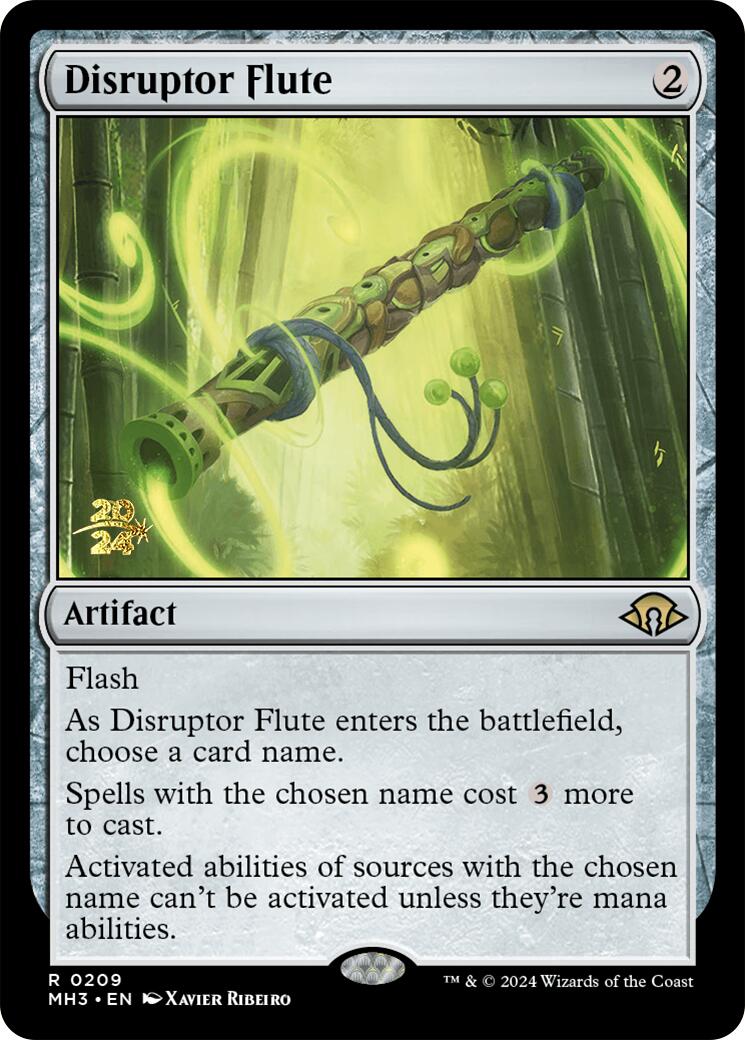 Disruptor Flute [Modern Horizons 3 Prerelease Promos] | Dragon's Lair Comics and Fantasy Houston TX