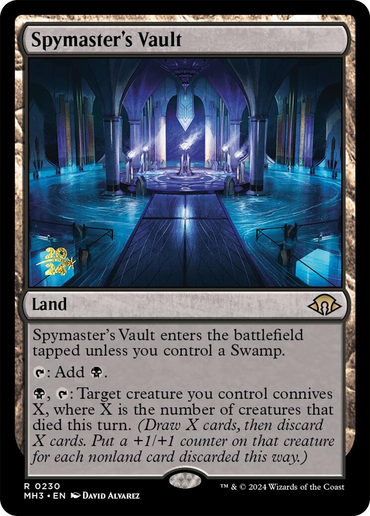 Spymaster's Vault [Modern Horizons 3 Prerelease Promos] | Dragon's Lair Comics and Fantasy Houston TX