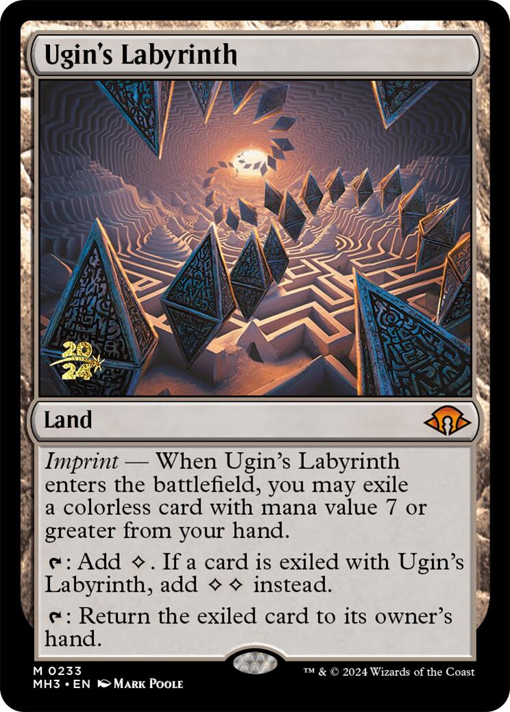 Ugin's Labyrinth [Modern Horizons 3 Prerelease Promos] | Dragon's Lair Comics and Fantasy Houston TX