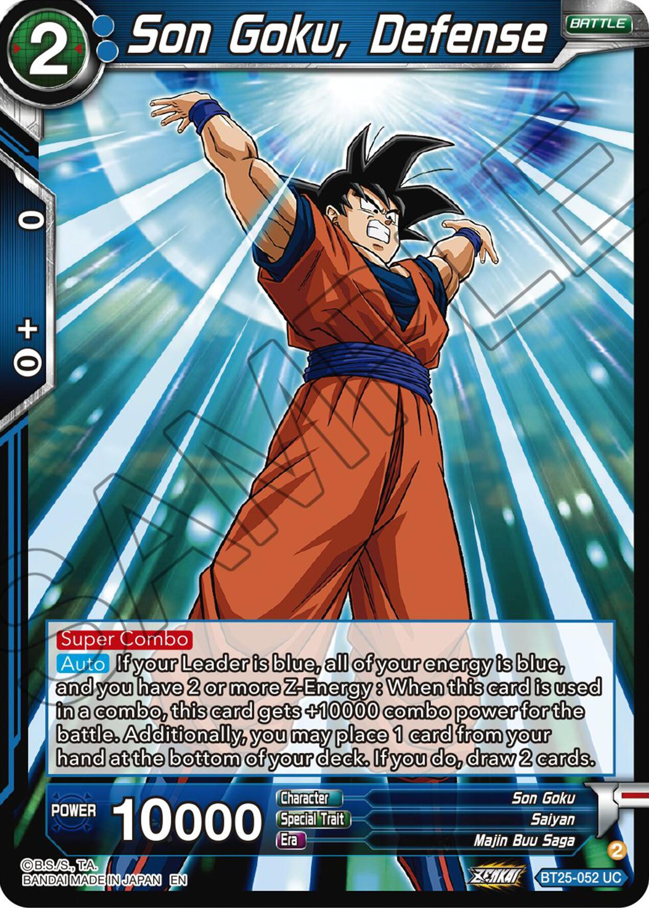 Son Goku, Defense (BT25-052) [Legend of the Dragon Balls] | Dragon's Lair Comics and Fantasy Houston TX