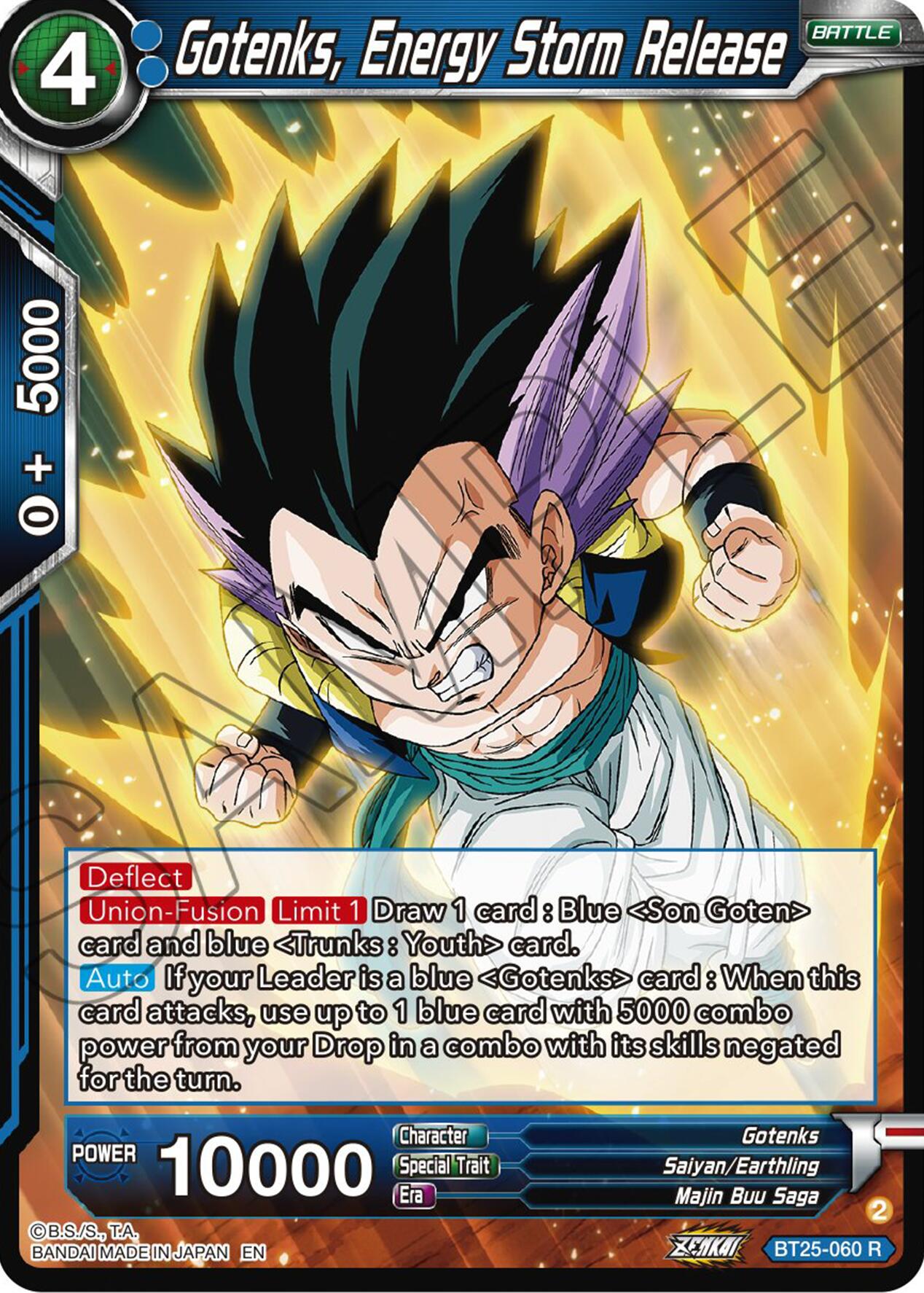 Gotenks, Energy Storm Release (BT25-060) [Legend of the Dragon Balls] | Dragon's Lair Comics and Fantasy Houston TX