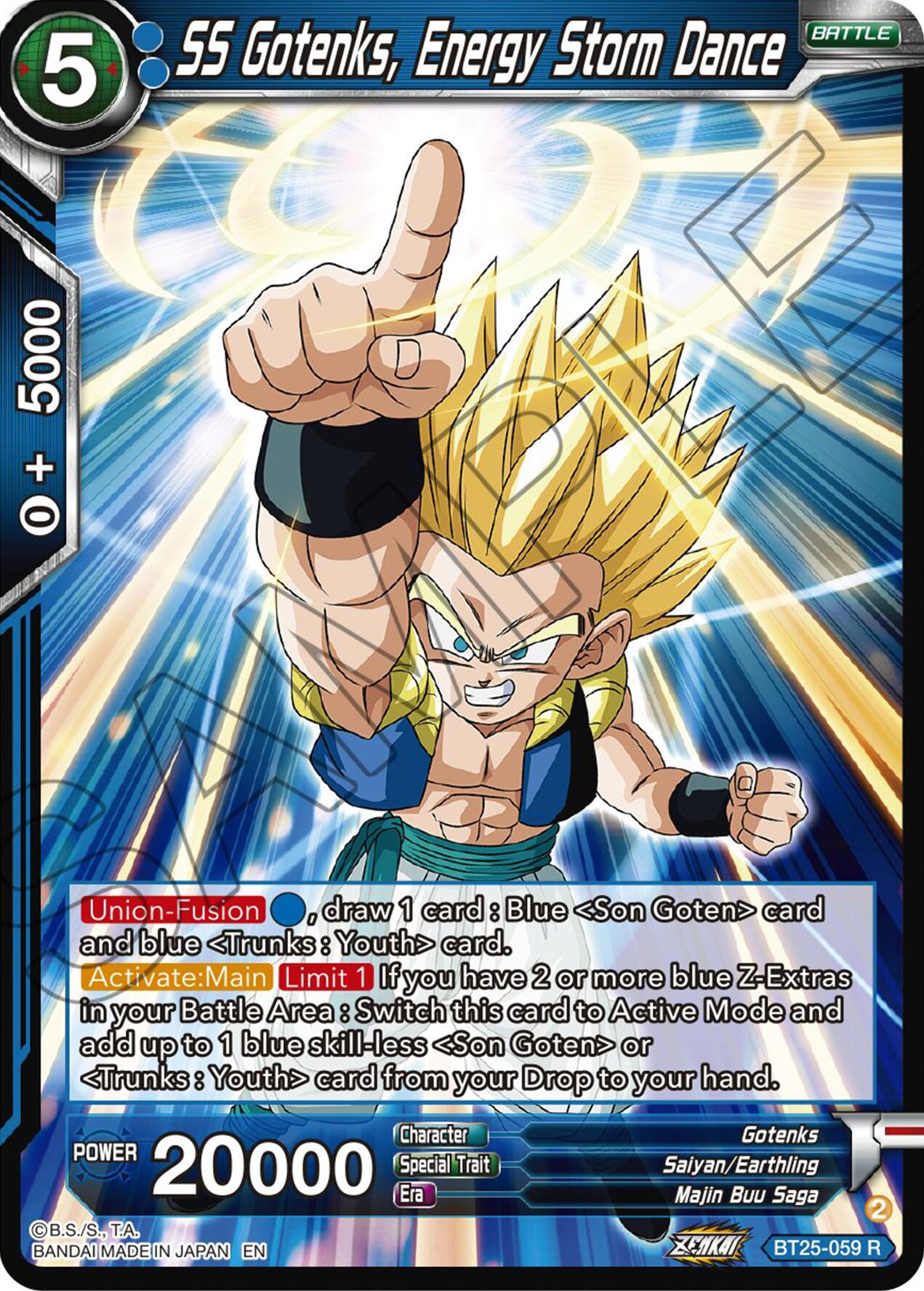 SS Gotenks, Energy Storm Dance (BT25-059) [Legend of the Dragon Balls] | Dragon's Lair Comics and Fantasy Houston TX