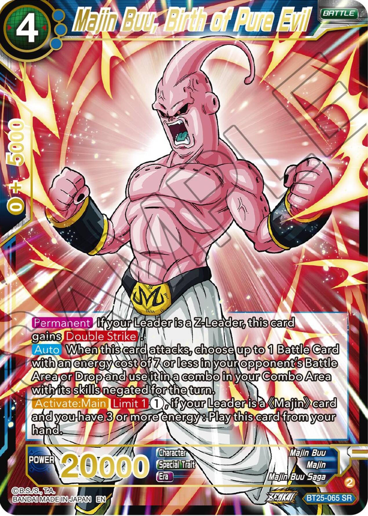 Majin Buu, Birth of Pure Evil (BT25-065) [Legend of the Dragon Balls] | Dragon's Lair Comics and Fantasy Houston TX