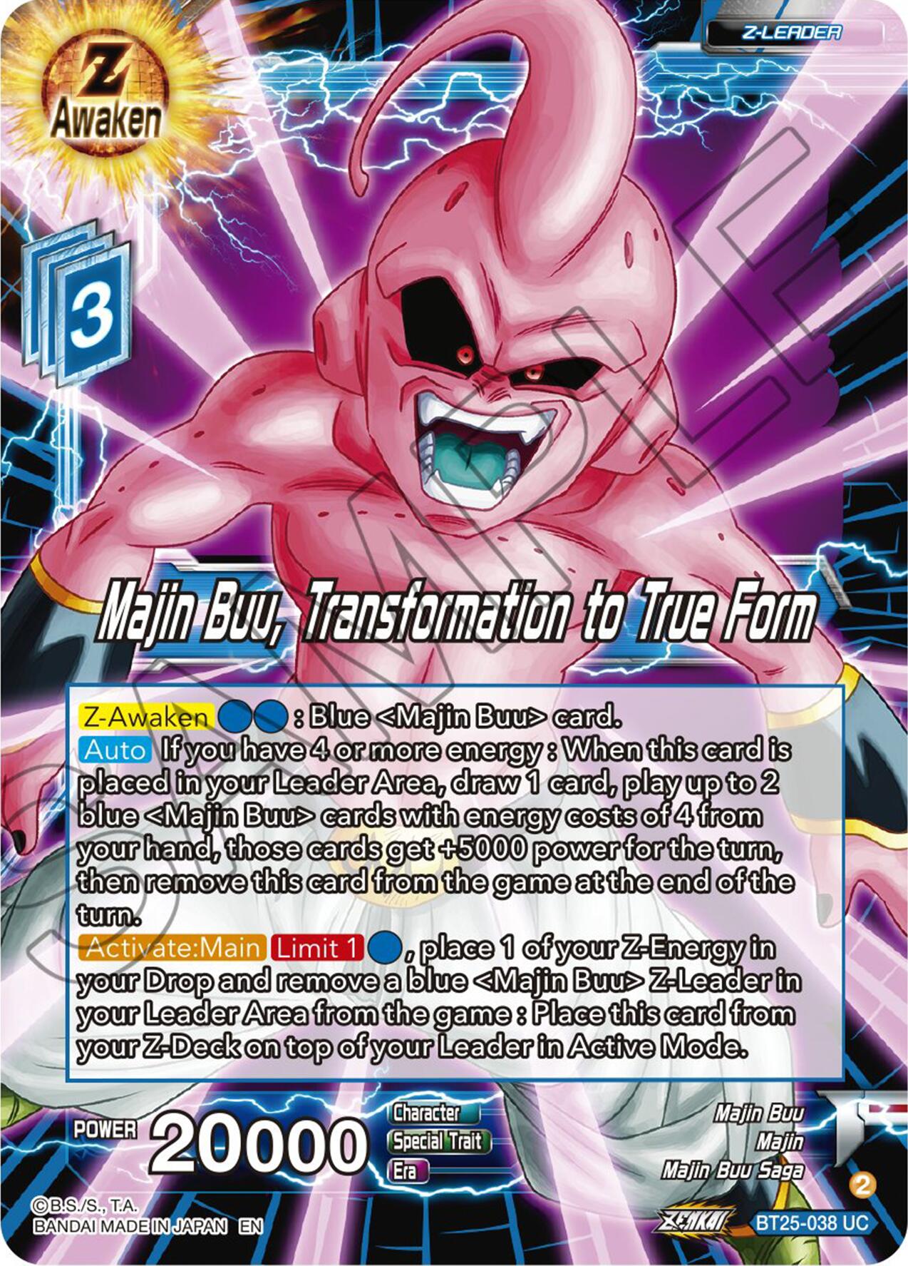 Majin Buu, Transformation to True Form (BT25-038) [Legend of the Dragon Balls] | Dragon's Lair Comics and Fantasy Houston TX