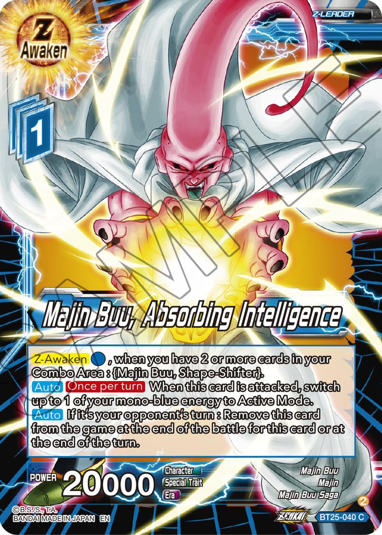 Majin Buu, Absorbing Intelligence (BT25-040) [Legend of the Dragon Balls] | Dragon's Lair Comics and Fantasy Houston TX