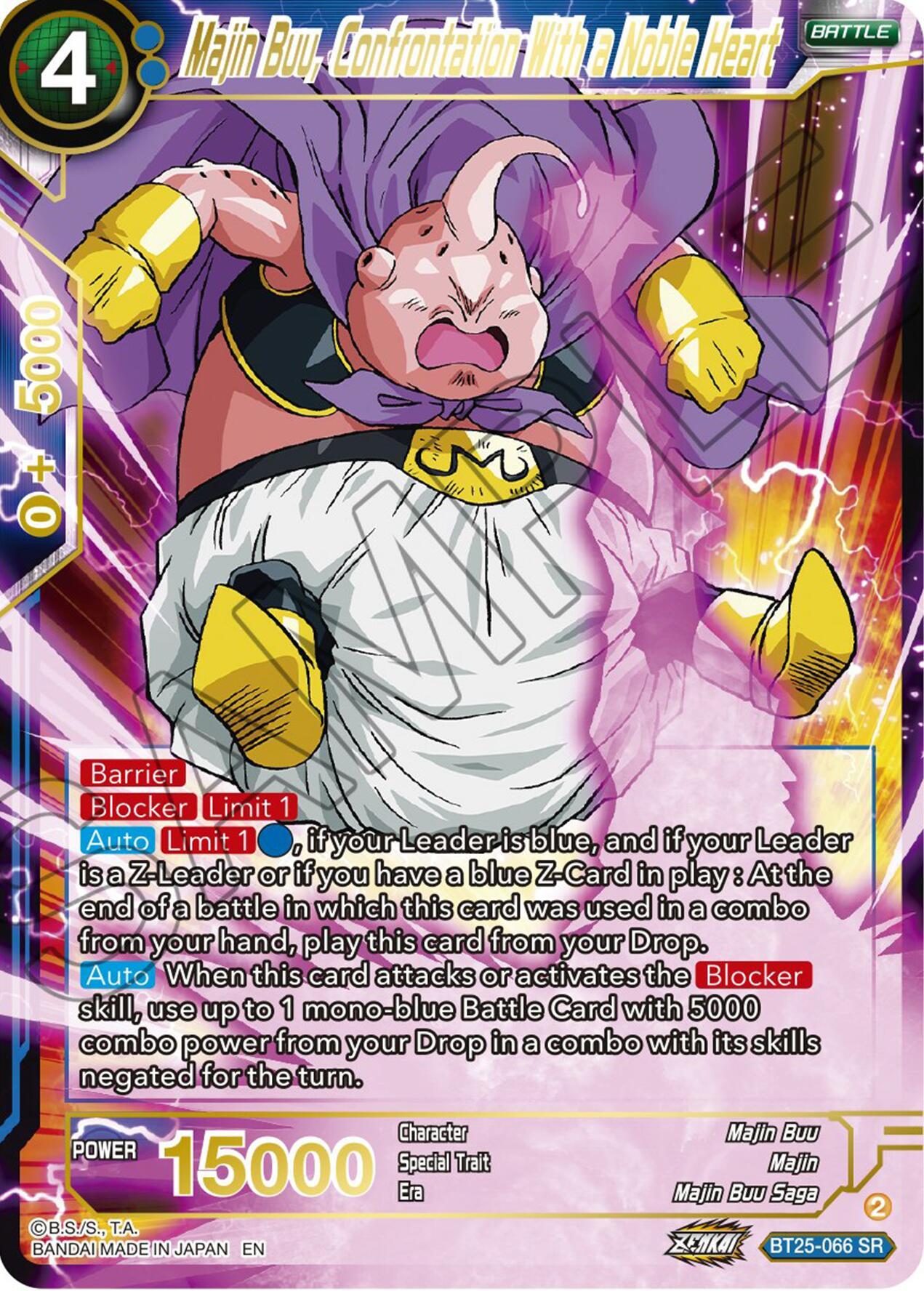 Majin Buu, Confrontaliter With a Mobile Heat (BT25-066) [Legend of the Dragon Balls] | Dragon's Lair Comics and Fantasy Houston TX