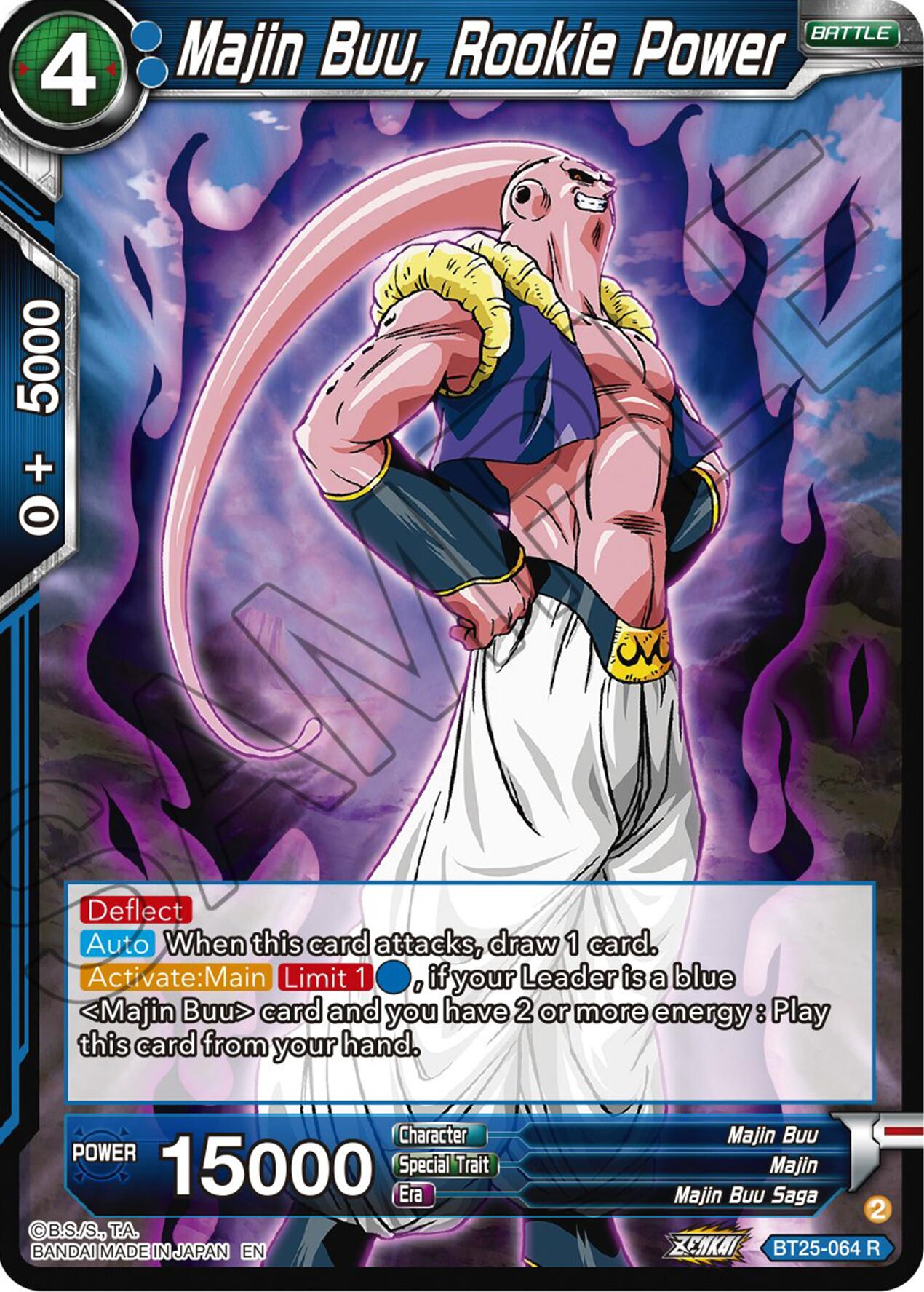 Majin Buu, Rookie Power (BT25-064) [Legend of the Dragon Balls] | Dragon's Lair Comics and Fantasy Houston TX