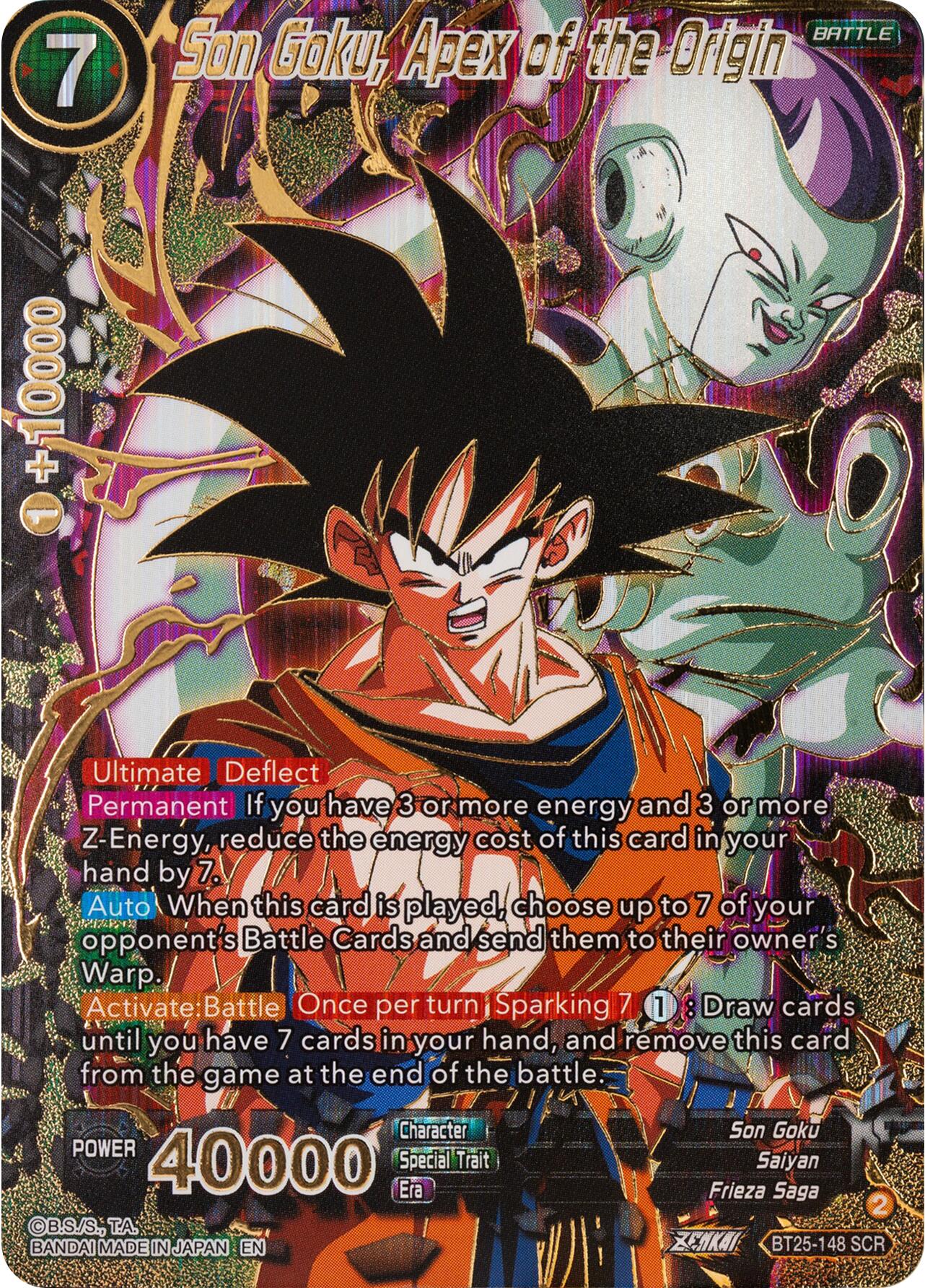 Son Goku, Apex of the Origin (BT25-148) [Legend of the Dragon Balls] | Dragon's Lair Comics and Fantasy Houston TX