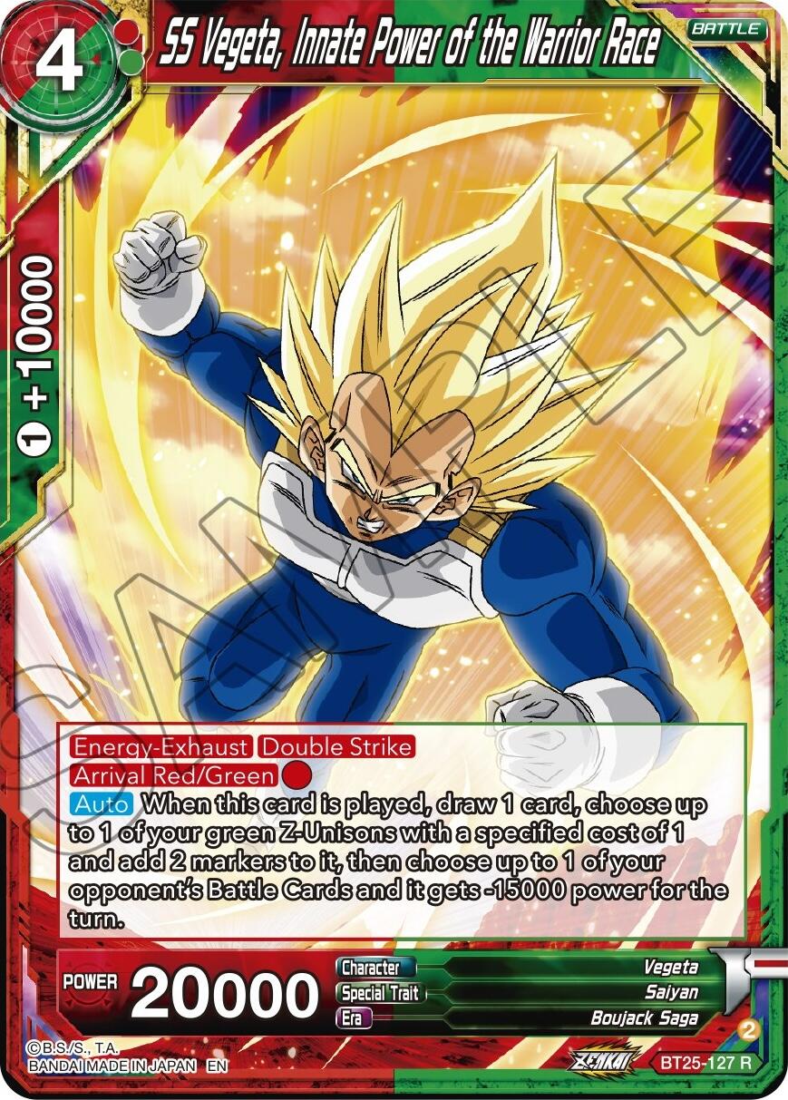 SS Vegeta, Innate Power of the Warrior Race (BT25-127) [Legend of the Dragon Balls] | Dragon's Lair Comics and Fantasy Houston TX