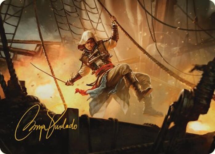 Edward Kenway Art Card (Gold-Stamped Signature) [Assassin's Creed Art Series] | Dragon's Lair Comics and Fantasy Houston TX